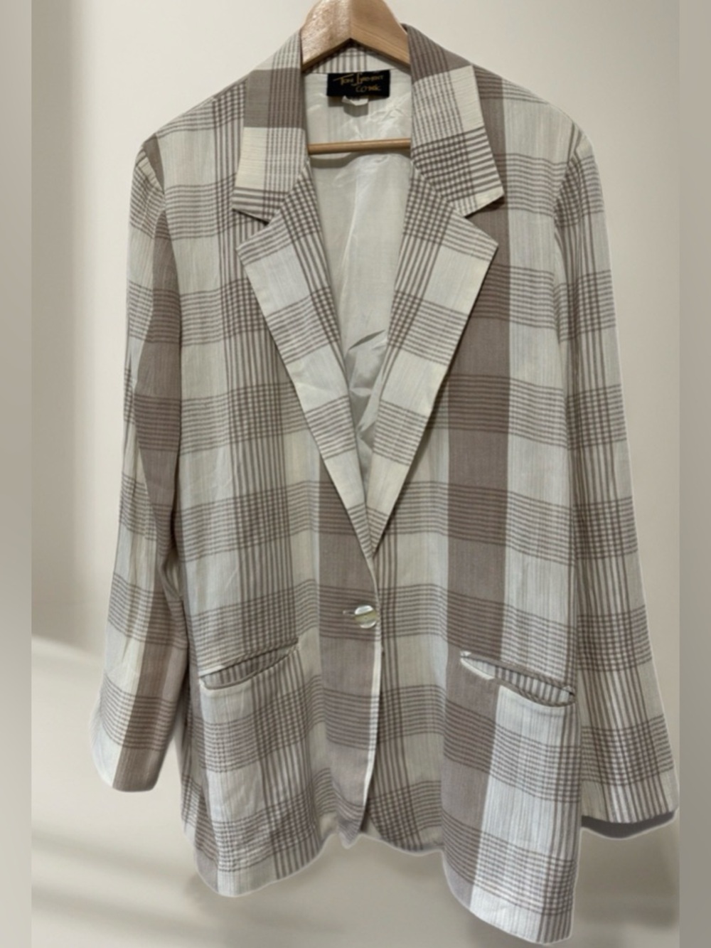 70's Toni Garment for CC Magic Lightweight Gingham size Medium brand new